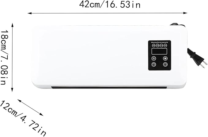 Mini Calefactor y Ventilador Portátil